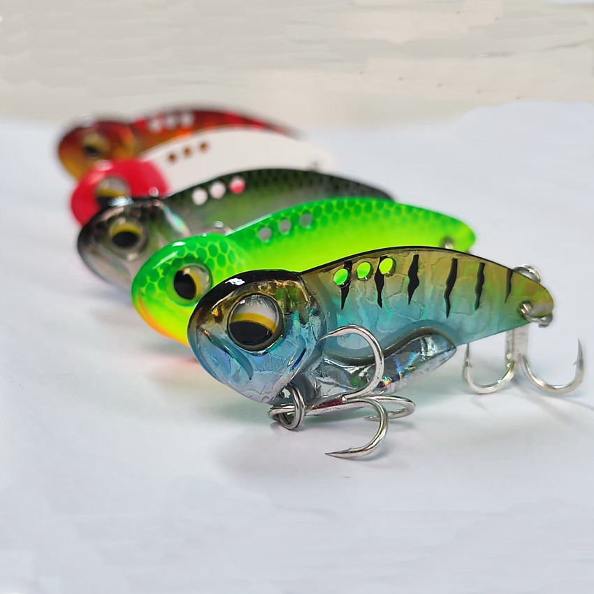 Fishing Lure Blade Bait - 6pcs โลหะ VIB เหยื่อตกปลา 7.3g 10g