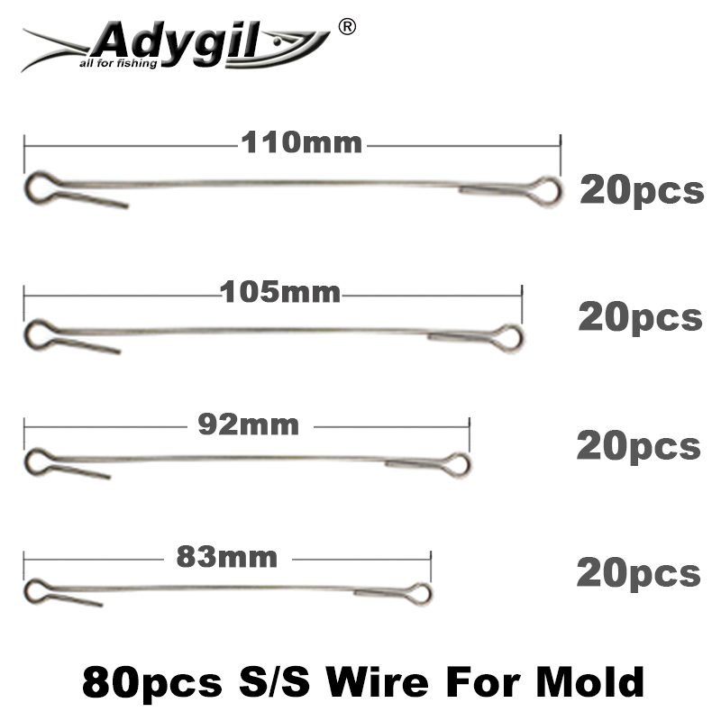Fishing Lure Jig - Adygil DIY ตกปลา 80 PCS S/S