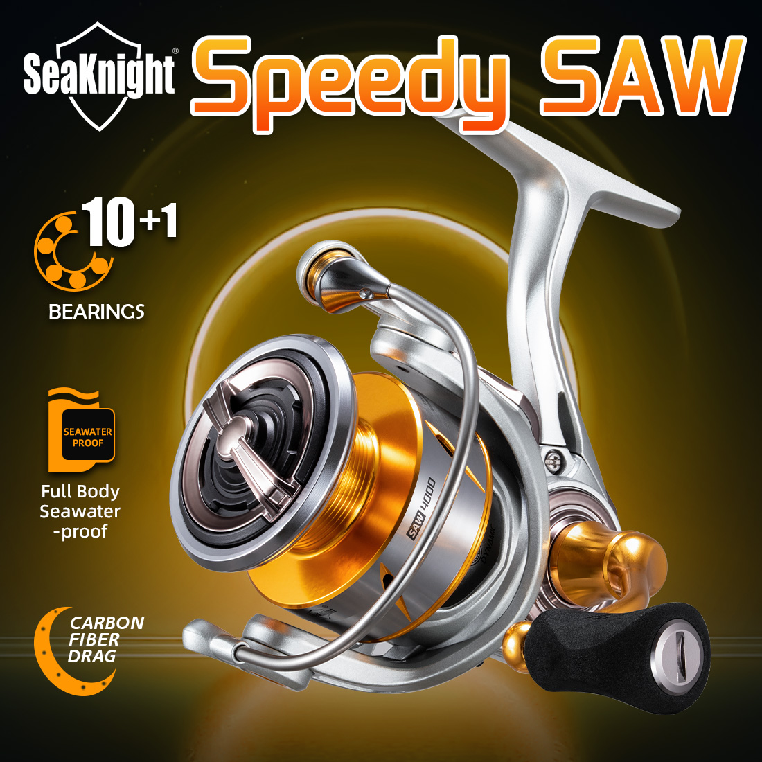 Kastking Reel Zephyr - รอกตกปลาทะเล SeaKnight รุ่น Speedy SAW สำหรับน้ำเค็ม