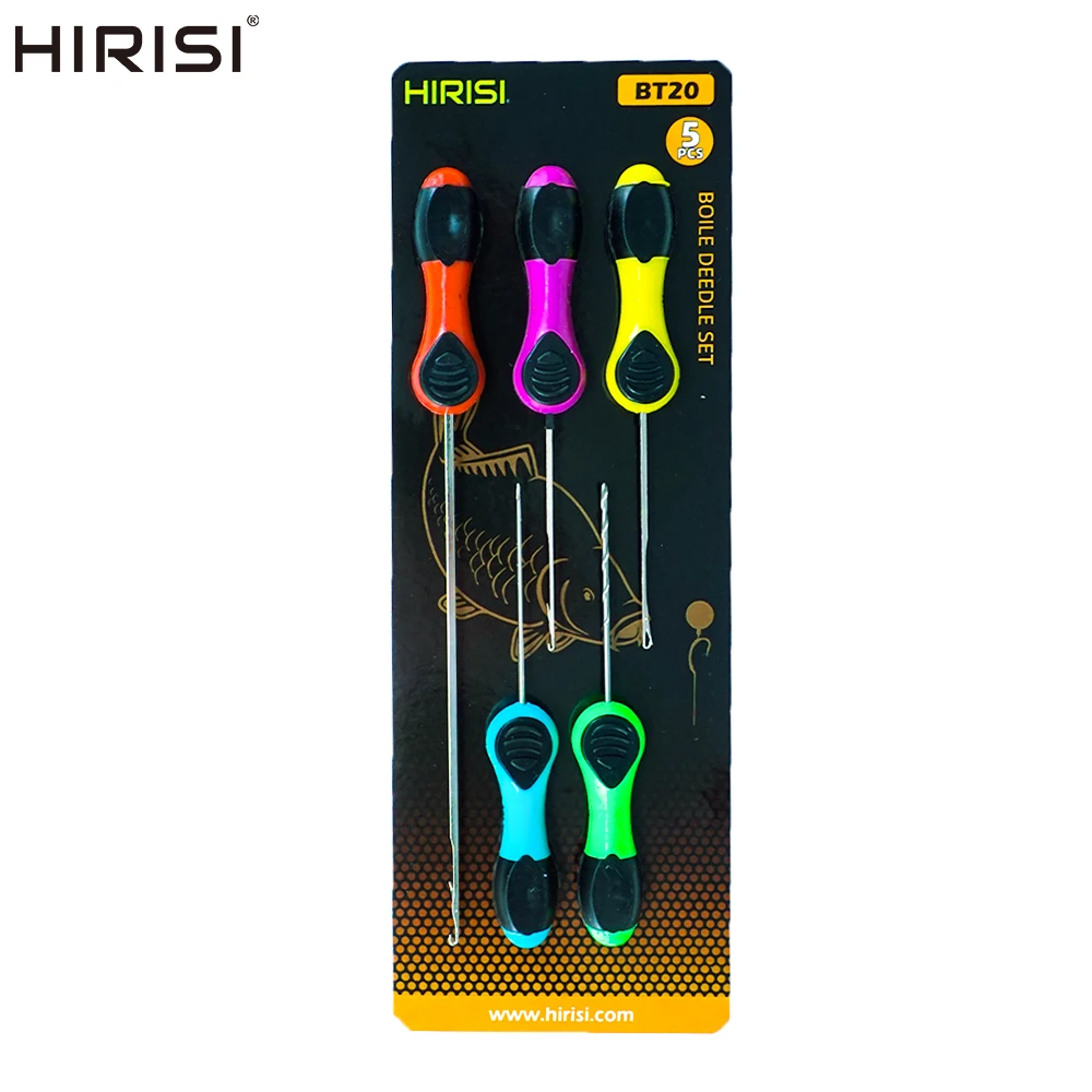 Fishing Lure Making Kit - 5x ปลาคาร์พเครื่องมือตกปลาเหยื่อเข็มชุด Pop Up Boilie Rigs