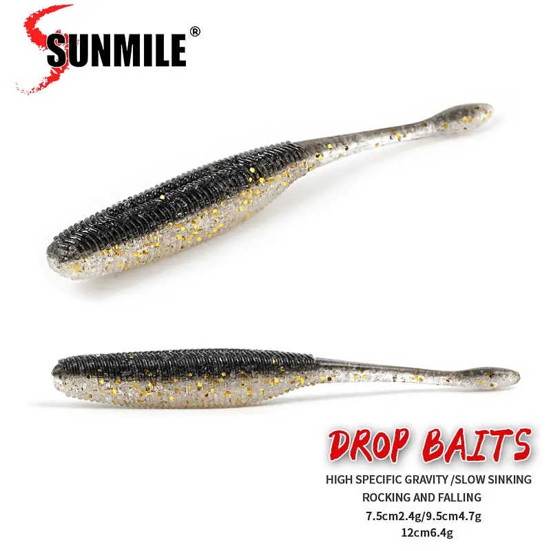 Fishing Lure Swimbait - SUNMILE เหยื่อตกปลา DROP เหยื่ออ่อน 7.5/9.5/11.5 ซม.ล่อ