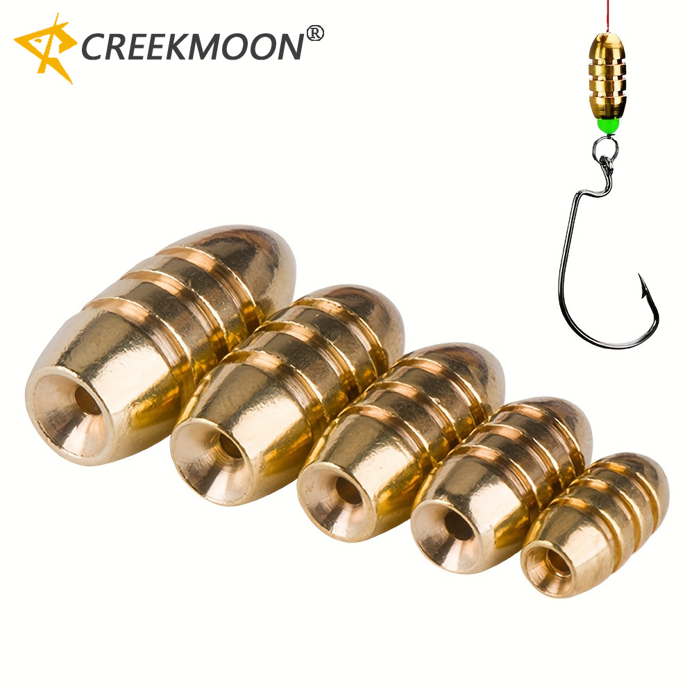 Fishing Lure Accessories - ตุ้มถ่วงตกปลาทองเหลือง 20 ชิ้น น้ำหนัก 1.8 กรัม