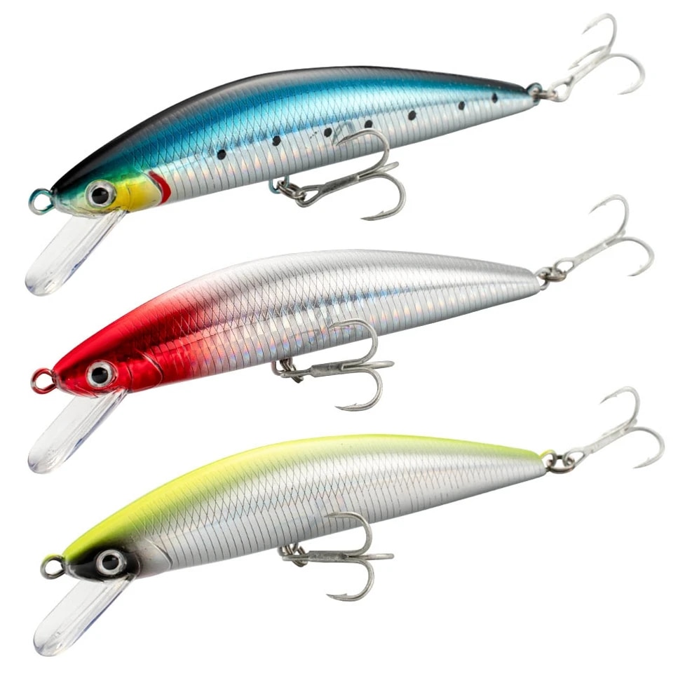 Fishing Lure Crankbait - เหยื่อล่อปลาซิวแบบจมขนาด13ซม. 15ซม. 40ก. 60ก., เหยื่อตกปลาแบบแข็งตะขอเสียงแหลมแข็งแรง