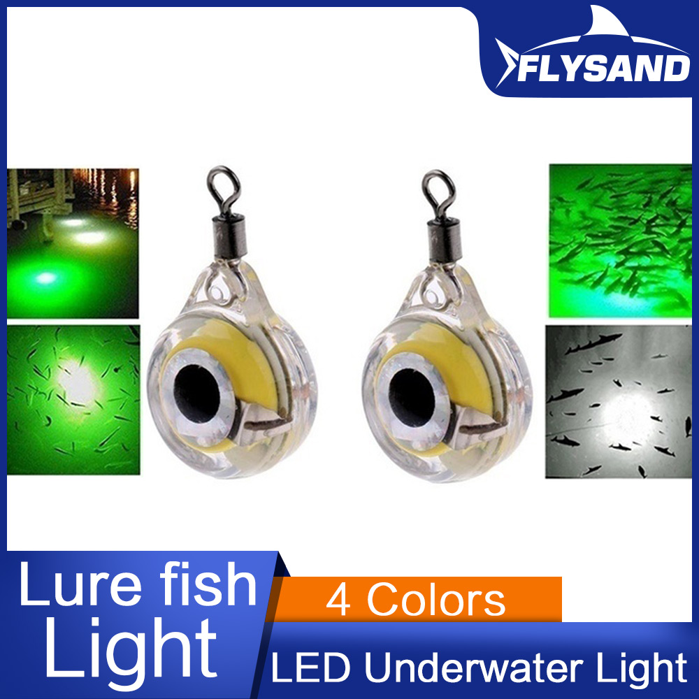 Fishing Lure Accessories - FLYSAND ไฟตกปลา Night เรืองแสงเรืองแสง LED ใต้น้ำล่อดึงดูดปลาอุปกรณ์ตกปลา