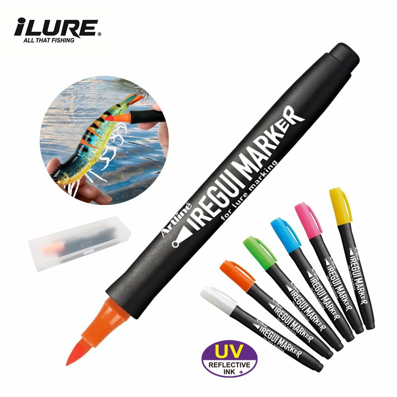 ปากกาสีเรืองแสง UV สำหรับตกปลา - Fishing Lure Kit บทวิจารณ์และราคา