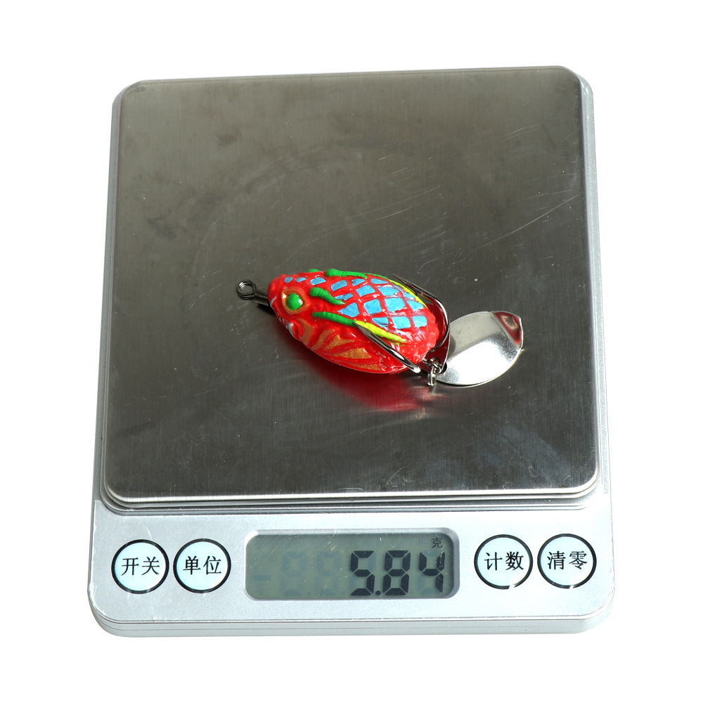 เหยื่อตกปลาแบบจำลองกบสายฟ้า ขน - Fishing Lure Blade Bait บทวิจารณ์และราคา