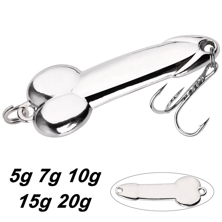 เหยื่อตกปลาโลหะทรงอวัยวะเพศชาย - Fishing Lure Spoon บทวิจารณ์และราคา