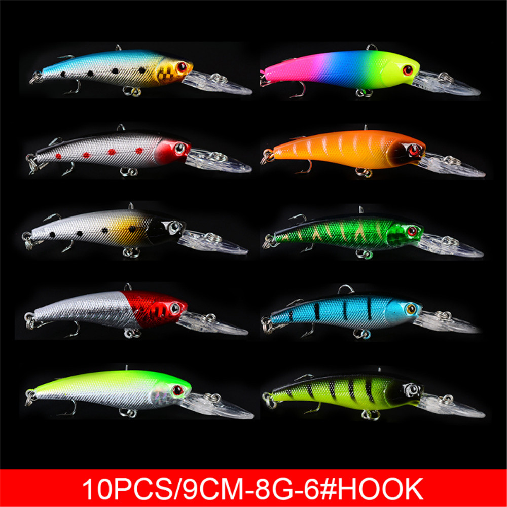 20ชิ้น/ล็อตMinnowตกปลาเหยื่อเบ - Fishing Lure Crankbait บทวิจารณ์และราคา