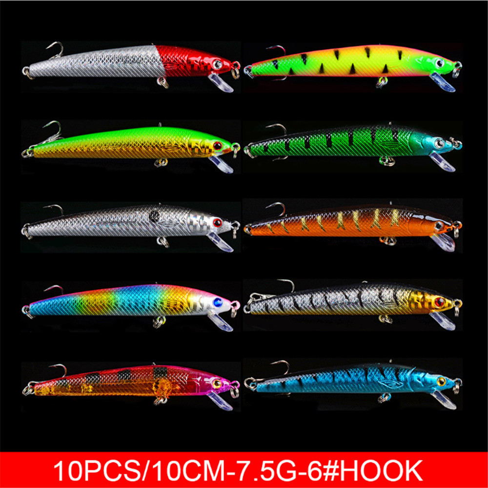 20ชิ้น/ล็อตMinnowตกปลาเหยื่อเบ - Fishing Lure Crankbait บทวิจารณ์และราคา