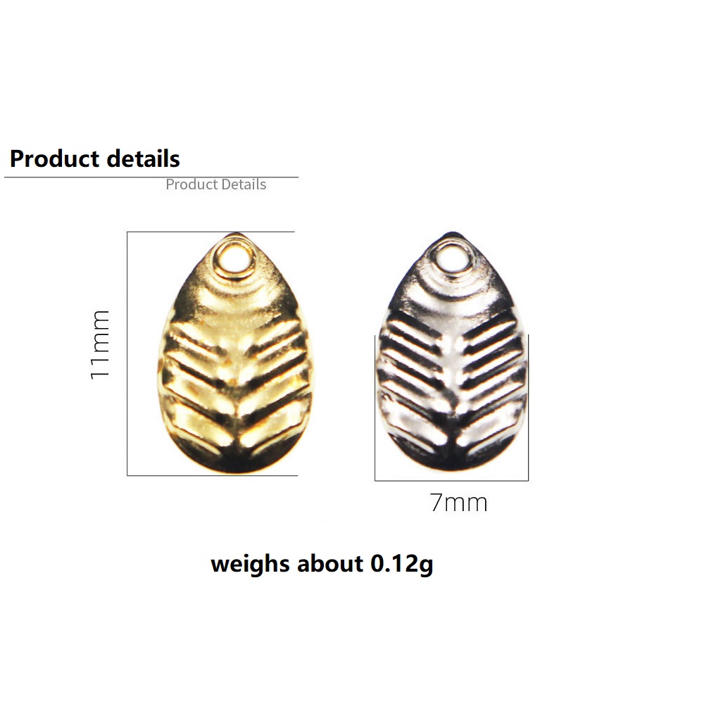 50 ชิ้น/ล็อต DIY ตกปลา Spinner - Fishing Lure Spinner บทวิจารณ์และราคา