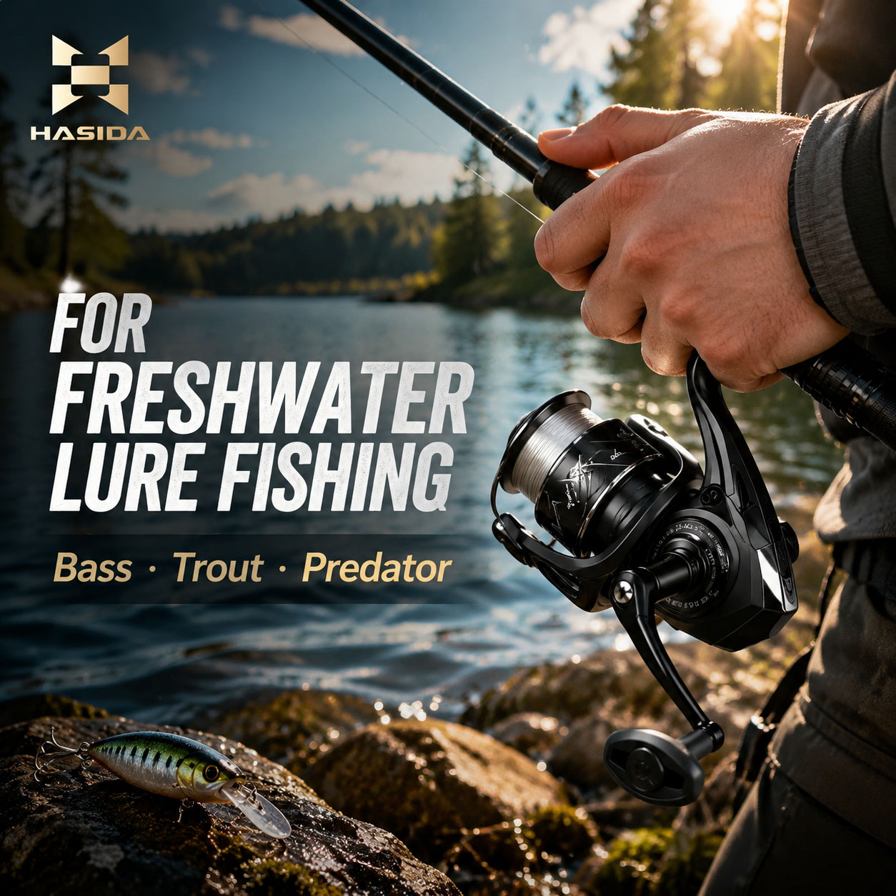 รอกตกปลา HASIDA AULA Air Spinn - Abu Garcia Reel Max บทวิจารณ์และราคา