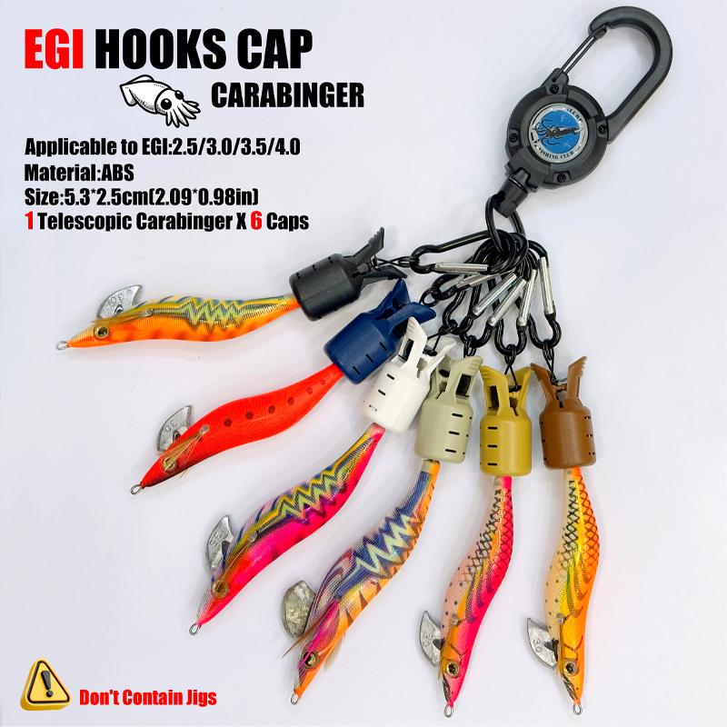 ปลาหมึกจิ๊กตะขอหมวกและคาราบิเน - Fishing Lure Jig บทวิจารณ์และราคา