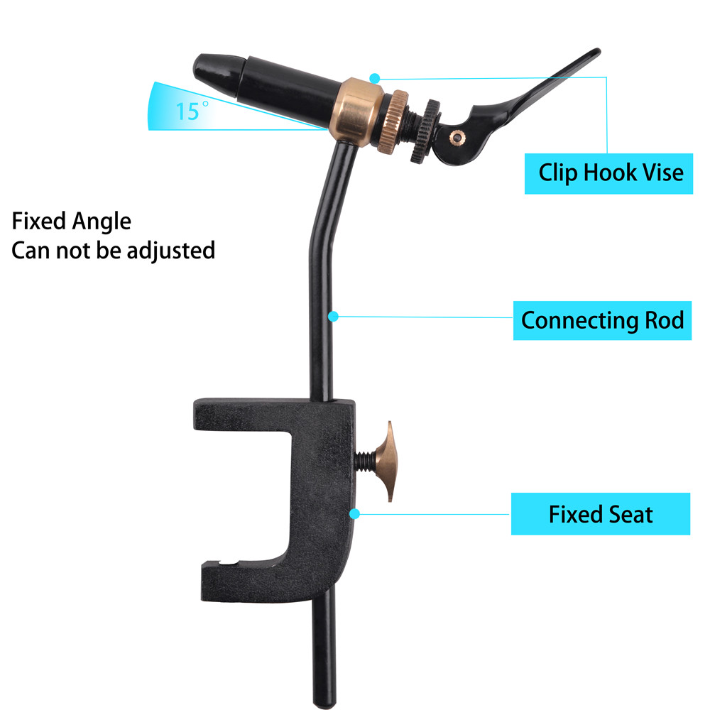 ROTARY Fly Tying Vise เครื่องม - Fishing Lure Jig บทวิจารณ์และราคา