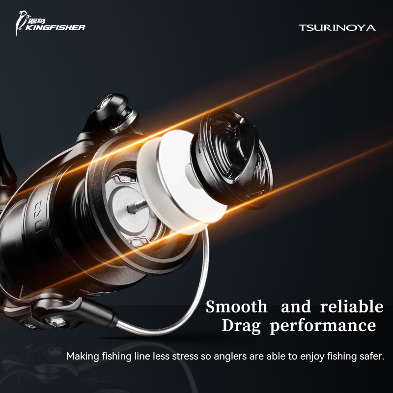 รอกตกปลาแบบสปินนิ่ง TSURINOYA  - Kastking Reel Zephyr บทวิจารณ์และราคา