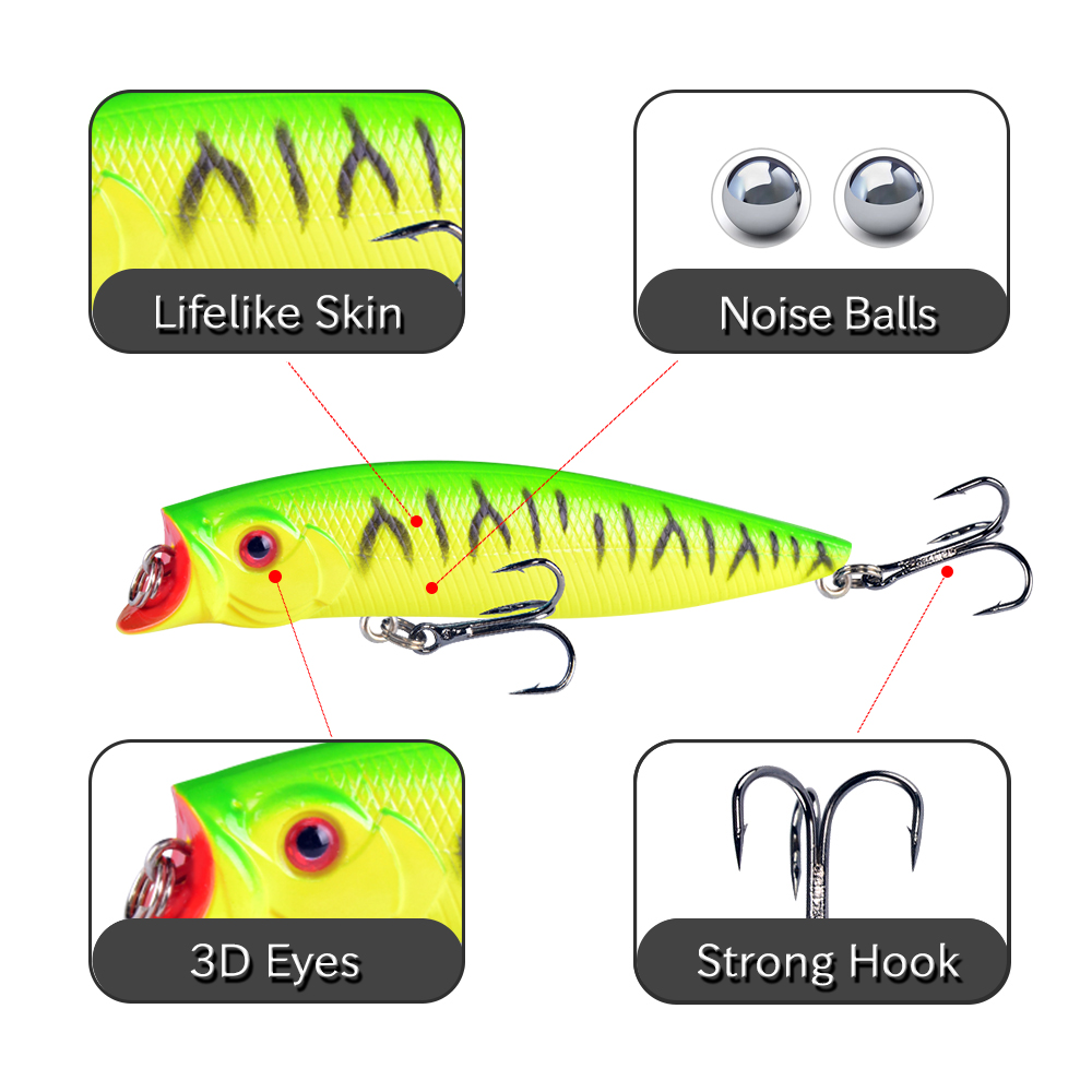 1pcs เหยื่อตกปลาคุณภาพสูง 9.2  - Fishing Lure Topwater บทวิจารณ์และราคา