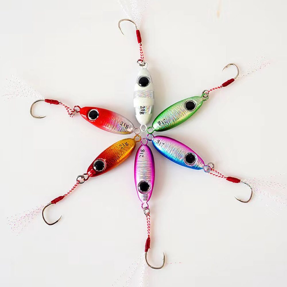 6pcs Micro Metal Jigging เหยื่ - Fishing Lure Spoon บทวิจารณ์และราคา