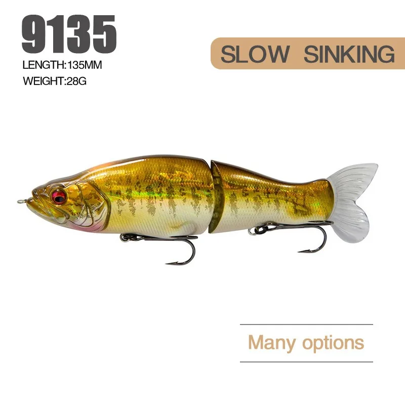 เหยื่อตกปลาแบบสวิมเบท 135 มม.  - Fishing Lure Jerkbait บทวิจารณ์และราคา