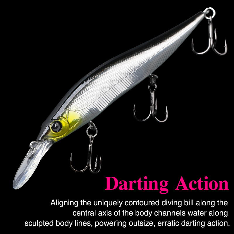 เหยื่อปลอม TSURINOYA รุ่น Susp - Fishing Lure Swimbait บทวิจารณ์และราคา
