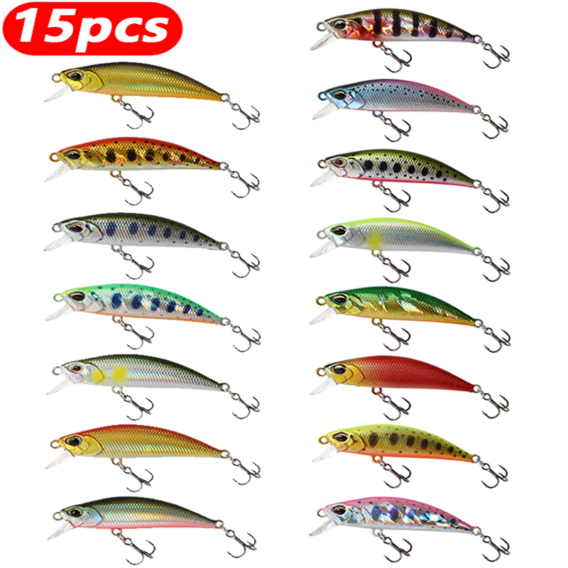 เหยื่อตกปลาจมน้ำ 15 ชิ้น เหยื่ - Fishing Lure Jerkbait บทวิจารณ์และราคา