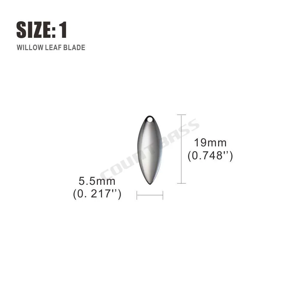 Countbass 50 ชิ้นขนาด 1-6 เหล็ - Fishing Lure Spinner บทวิจารณ์และราคา