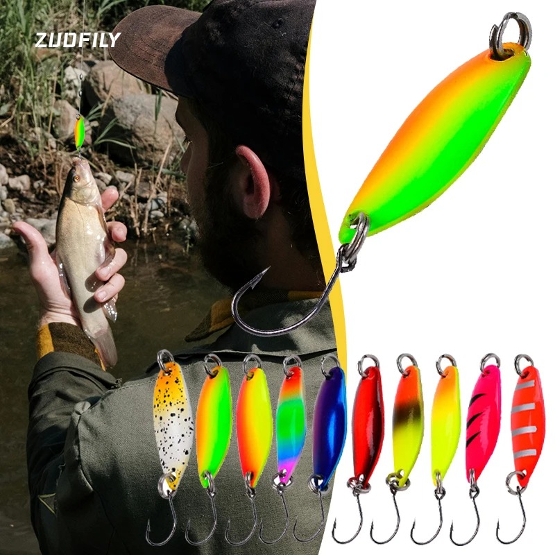 เหยื่อตกปลาขนาดเล็ก ชนิดโลหะรู - Fishing Lure Blade Bait บทวิจารณ์และราคา