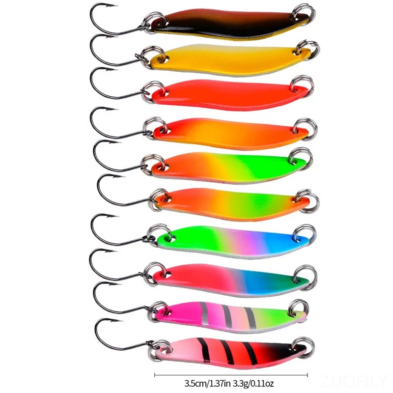 เหยื่อตกปลาขนาดเล็ก ชนิดโลหะรู - Fishing Lure Blade Bait บทวิจารณ์และราคา