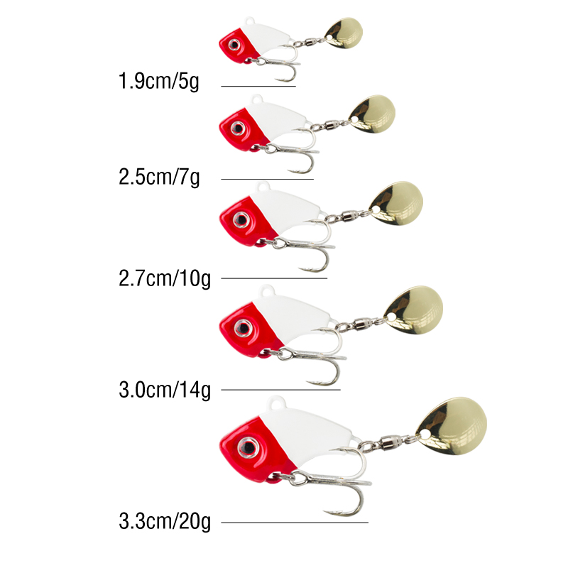 เหยื่อตกปลาโลหะหมุนได้ 6 ชิ้น  - Fishing Lure Crankbait บทวิจารณ์และราคา